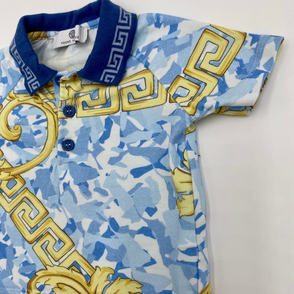 Authentic Baby Boy Versace Polo Size 6M - Picture 3 of 5